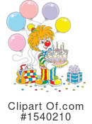Clown Clipart #1540210 by Alex Bannykh
