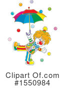 Clown Clipart #1550984 by Alex Bannykh