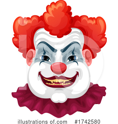 Royalty-Free (RF) Clown Clipart Illustration by Vector Tradition SM - Stock Sample #1742580