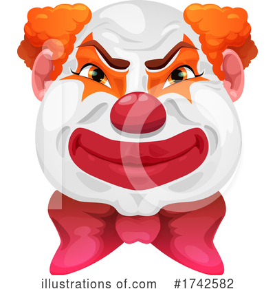 Royalty-Free (RF) Clown Clipart Illustration by Vector Tradition SM - Stock Sample #1742582