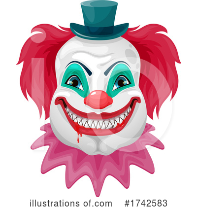 Royalty-Free (RF) Clown Clipart Illustration by Vector Tradition SM - Stock Sample #1742583