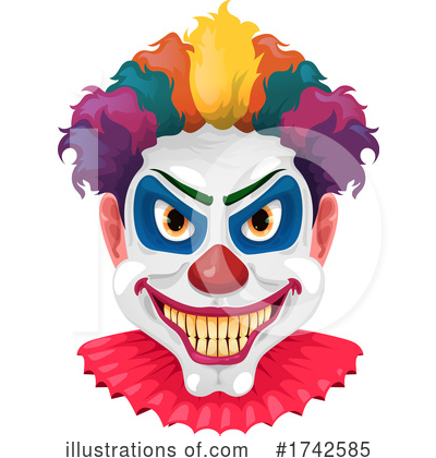 Royalty-Free (RF) Clown Clipart Illustration by Vector Tradition SM - Stock Sample #1742585