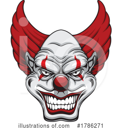 Clown Clipart #1786271 by Vector Tradition SM