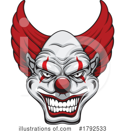 Clown Clipart #1792533 by Vector Tradition SM