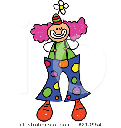 Royalty-Free (RF) Clown Clipart Illustration by Prawny - Stock Sample #213954