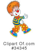Clown Clipart #34345 by Alex Bannykh