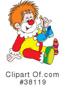 Clown Clipart #38119 by Alex Bannykh
