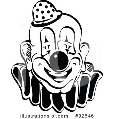 Royalty-Free (RF) Clown Clipart Illustration by Andy Nortnik - Stock Sample #92546