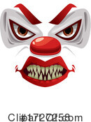 Clown Face Clipart #1727258 by Vector Tradition SM