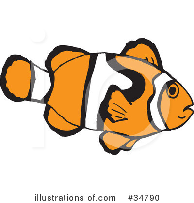 Marine Fish Clipart #34790 by Dennis Holmes Designs