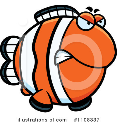 Royalty-Free (RF) Clownfish Clipart Illustration by Cory Thoman - Stock Sample #1108337