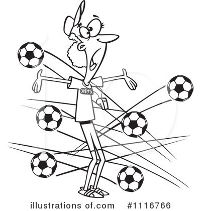 Soccer Clipart #1116766 by toonaday