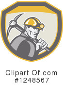 Coal Miner Clipart #1248567 by patrimonio