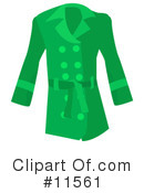 Coat Clipart #11561 by AtStockIllustration