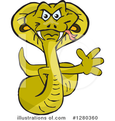 Snake Clipart #1280360 by Dennis Holmes Designs