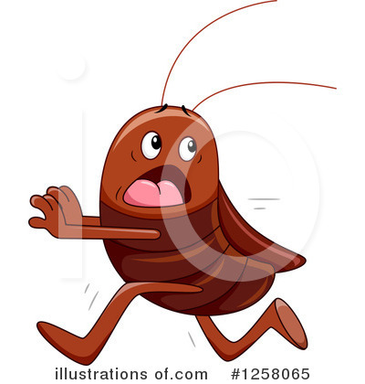 Cockroach Clipart #1258065 by BNP Design Studio