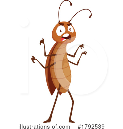 Cockroach Clipart #1792539 by Vector Tradition SM