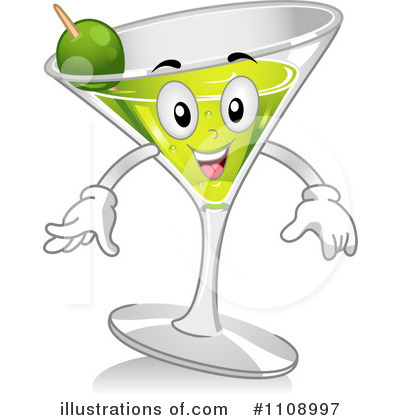 Royalty-Free (RF) Cocktail Clipart Illustration by BNP Design Studio - Stock Sample #1108997