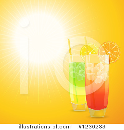 Royalty-Free (RF) Cocktail Clipart Illustration by elaineitalia - Stock Sample #1230233