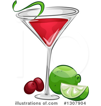 Royalty-Free (RF) Cocktail Clipart Illustration by BNP Design Studio - Stock Sample #1307904