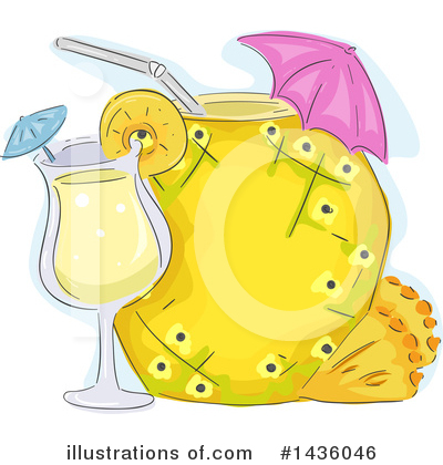 Royalty-Free (RF) Cocktail Clipart Illustration by BNP Design Studio - Stock Sample #1436046