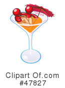 Cocktail Clipart #47827 by Leo Blanchette