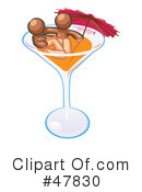 Cocktail Clipart #47830 by Leo Blanchette