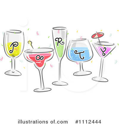 Royalty-Free (RF) Cocktails Clipart Illustration by BNP Design Studio - Stock Sample #1112444