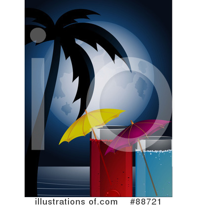 Royalty-Free (RF) Cocktails Clipart Illustration by elaineitalia - Stock Sample #88721