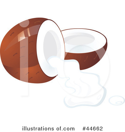 Coconut Clipart #44662 by MilsiArt