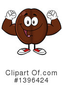 Coffee Bean Character Clipart #1396424 by Hit Toon