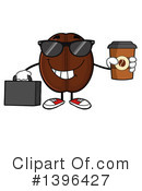 Coffee Bean Character Clipart #1396427 by Hit Toon