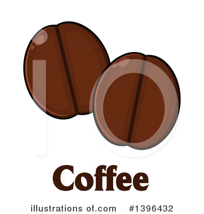 Coffee Bean Clipart #1396432 by Hit Toon