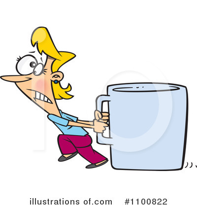 Coffee Mug Clipart #1100822 by toonaday