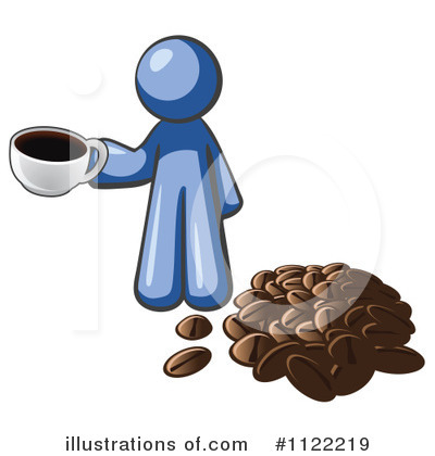Royalty-Free (RF) Coffee Clipart Illustration by Leo Blanchette - Stock Sample #1122219