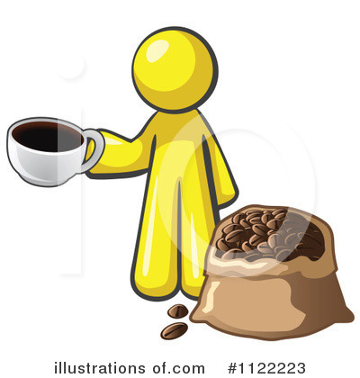 Royalty-Free (RF) Coffee Clipart Illustration by Leo Blanchette - Stock Sample #1122223