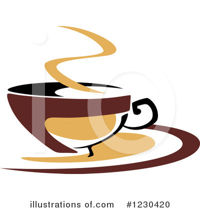 Royalty-Free (RF) Coffee Clipart Illustration by Vector Tradition SM - Stock Sample #1230420