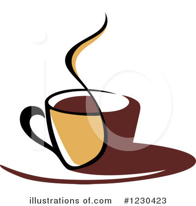 Royalty-Free (RF) Coffee Clipart Illustration by Vector Tradition SM - Stock Sample #1230423