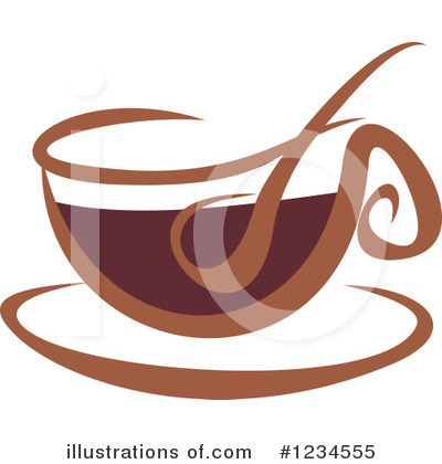 Royalty-Free (RF) Coffee Clipart Illustration by Vector Tradition SM - Stock Sample #1234555