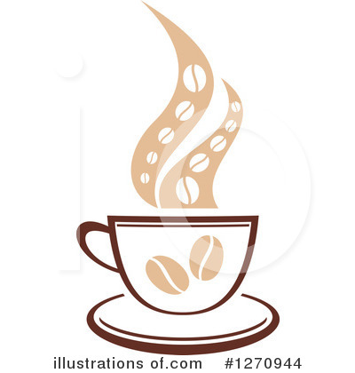 Royalty-Free (RF) Coffee Clipart Illustration by Vector Tradition SM - Stock Sample #1270944
