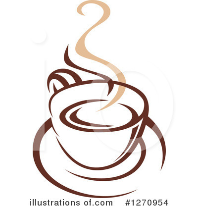 Royalty-Free (RF) Coffee Clipart Illustration by Vector Tradition SM - Stock Sample #1270954