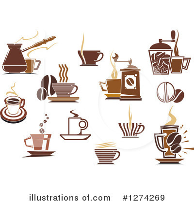 Royalty-Free (RF) Coffee Clipart Illustration by Vector Tradition SM - Stock Sample #1274269