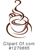 Coffee Clipart #1279865 by Vector Tradition SM