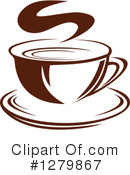 Coffee Clipart #1279867 by Vector Tradition SM