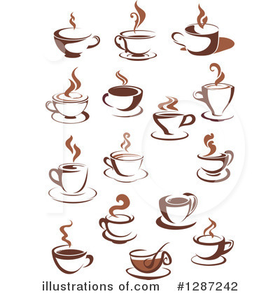 Royalty-Free (RF) Coffee Clipart Illustration by Vector Tradition SM - Stock Sample #1287242