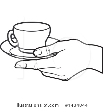 Coffee Cup Clipart #1434844 by Lal Perera
