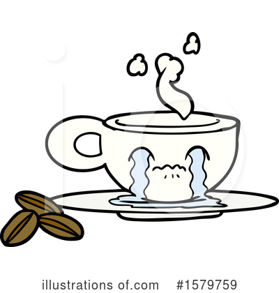 Royalty-Free (RF) Coffee Clipart Illustration by lineartestpilot - Stock Sample #1579759