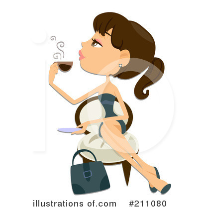Royalty-Free (RF) Coffee Clipart Illustration by BNP Design Studio - Stock Sample #211080
