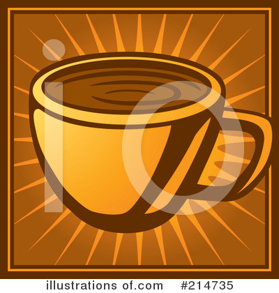 Royalty-Free (RF) Coffee Clipart Illustration by Cory Thoman - Stock Sample #214735