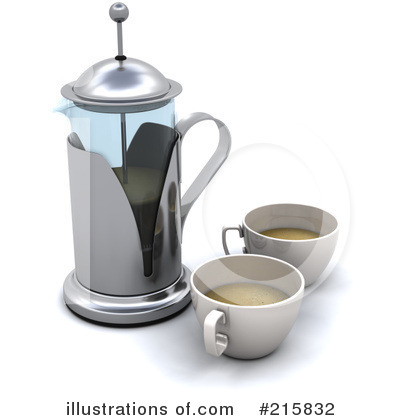 Royalty-Free (RF) Coffee Clipart Illustration by KJ Pargeter - Stock Sample #215832